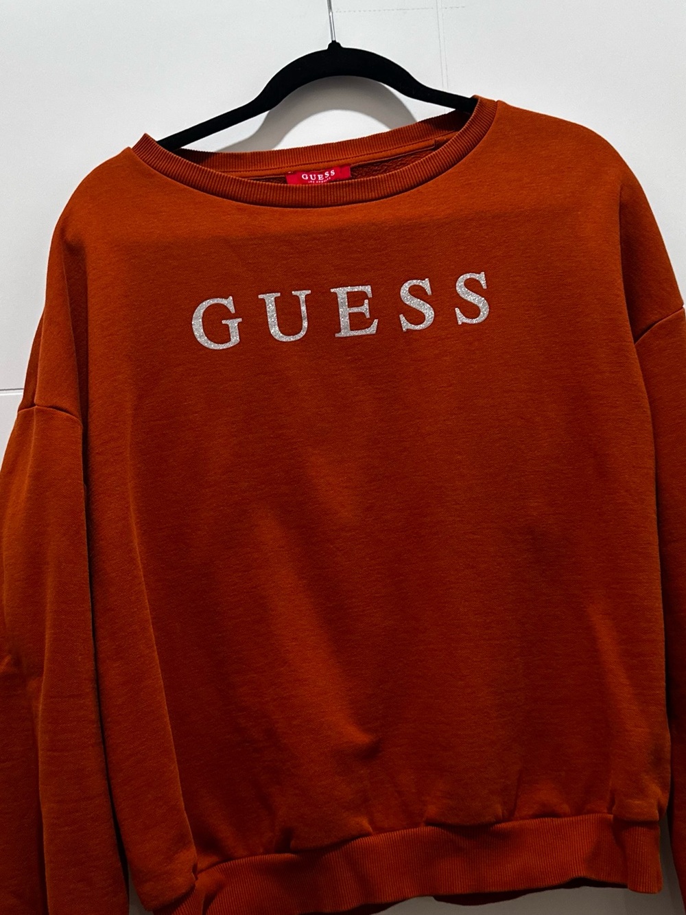 Guess Orange brown sweatshirt